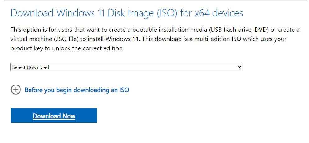 Download Windows 11 23H2 Official ISO File 2 Download Windows 11 Disk Image (ISO) for x64 devices