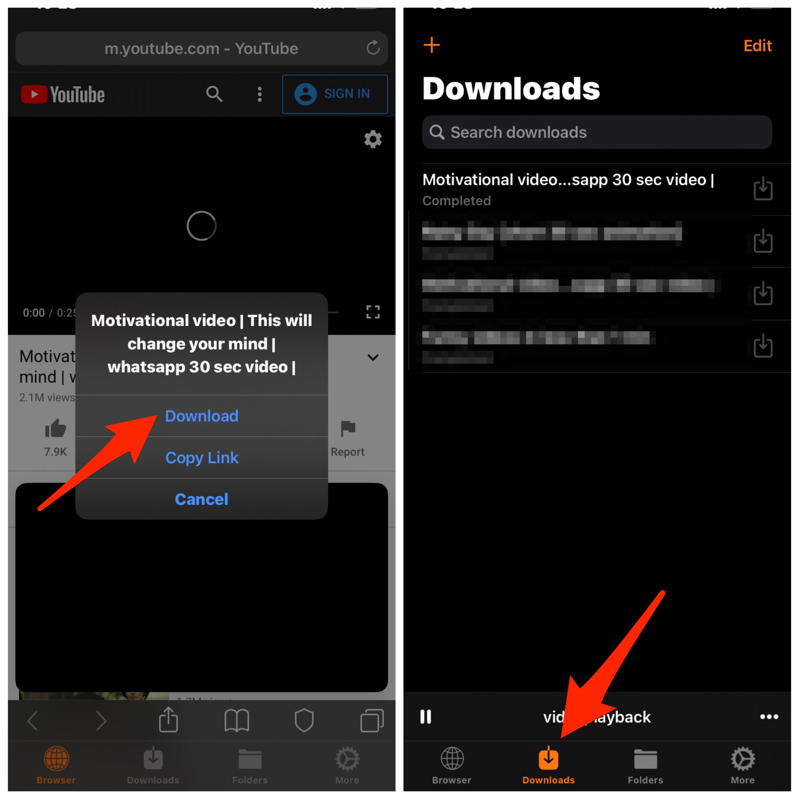 YouTube Video Downloader for iPhone | Save to Camera Roll 4 Download YT Video