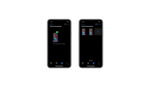 Drag and Drop Screenshot in iOS 15
