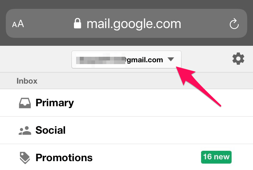 How to Remove Gmail Account on iPhone and iPad 12 Dropdown