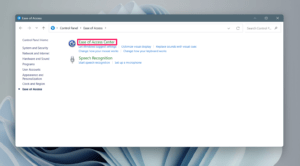 Top 10 Ways to Fix Arrow Keys Not Working in Excel on Windows 6 Click on Ease of Access center