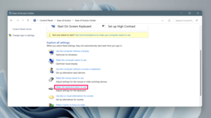 Top 10 Ways to Fix Arrow Keys Not Working in Excel on Windows 7 Click on Make the keyboard easier to use