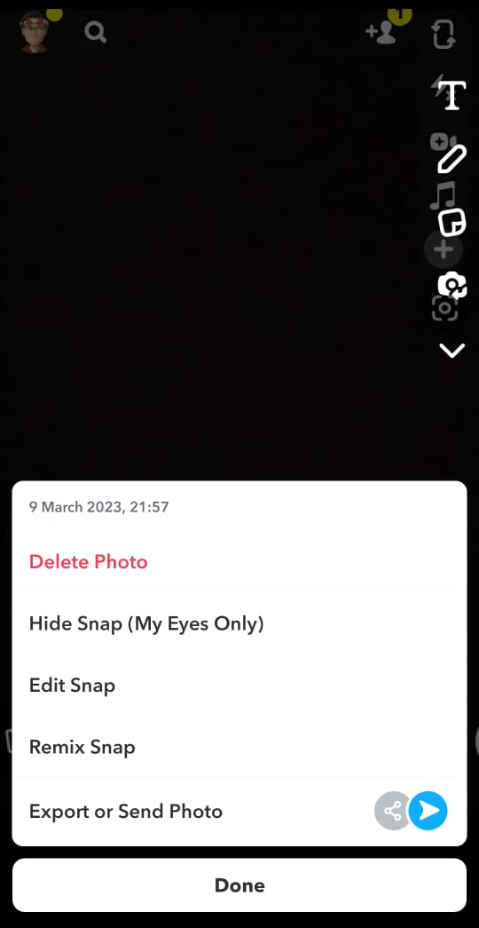 How to Slow Down Videos in Snapchat? 6 tap on the three-dot icon at the top-right corner.