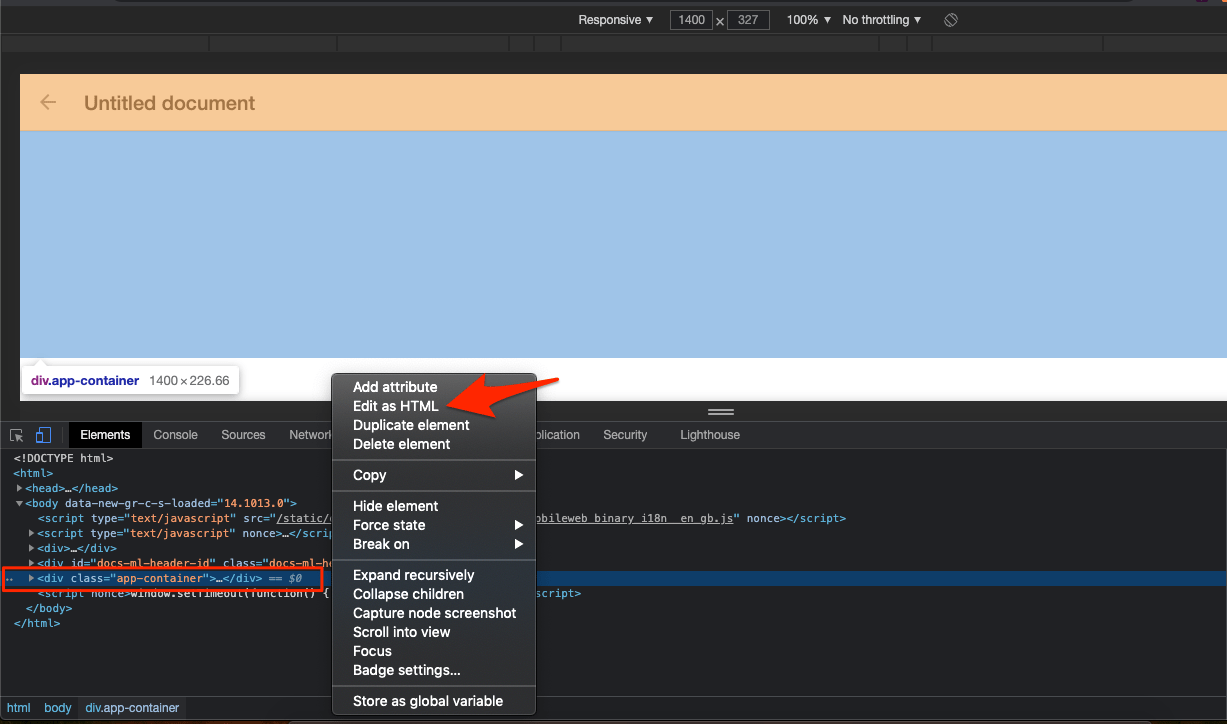 How to Save Google Docs with Export Options Disabled? 19 Edit_as_HTML_New_Doc