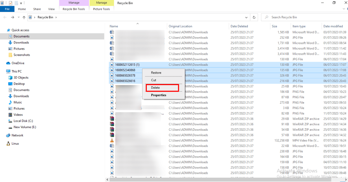 How to Make Deleted Files Unrecoverable? (3 Quick Ways) 2 Empty Recycle Bin
