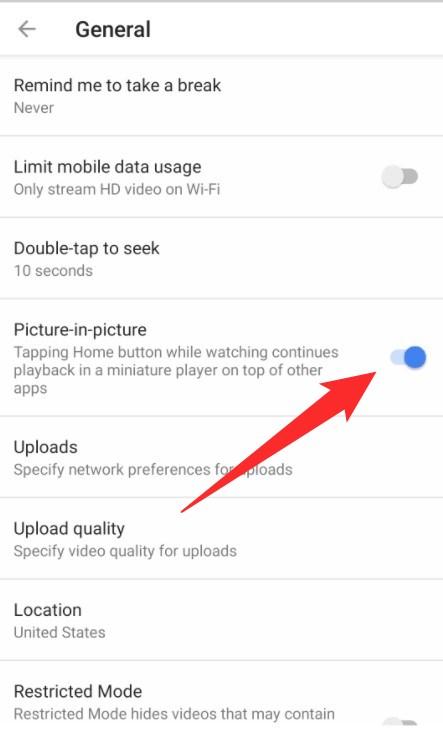 Fix Picture in Picture (PiP) Not Working on Android 8 Enable PiP in YouTube