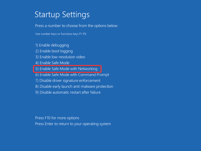 How to Fix Kernel_Security_Check_Failure Error? 7 Enable Safe Mode with Networking