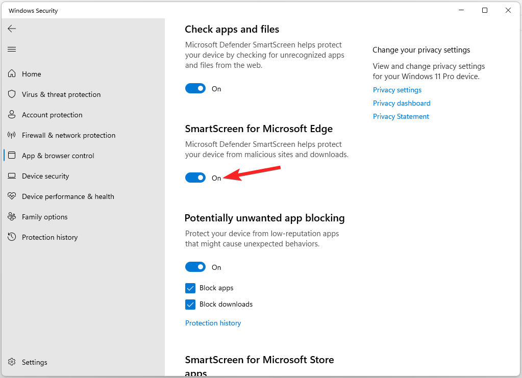 How to Enable and Disable SmartScreen Filters in Windows 11 4 Enable SmartScreen for Microsoft Edge