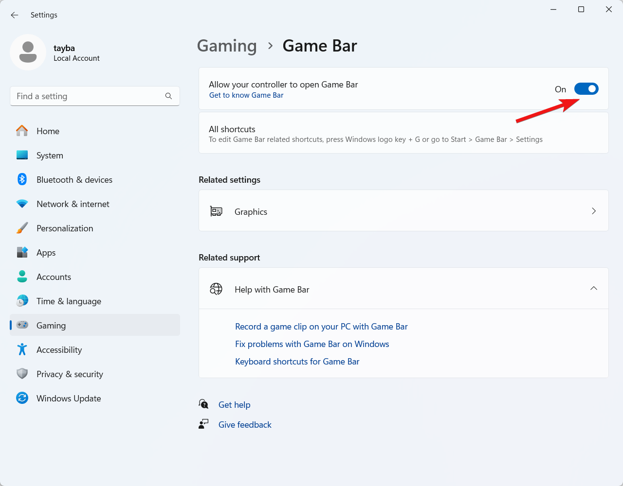 How to View Hidden Performance Overlay in Windows 11 4 Enable the toggle for allow your controller to open Game Bar