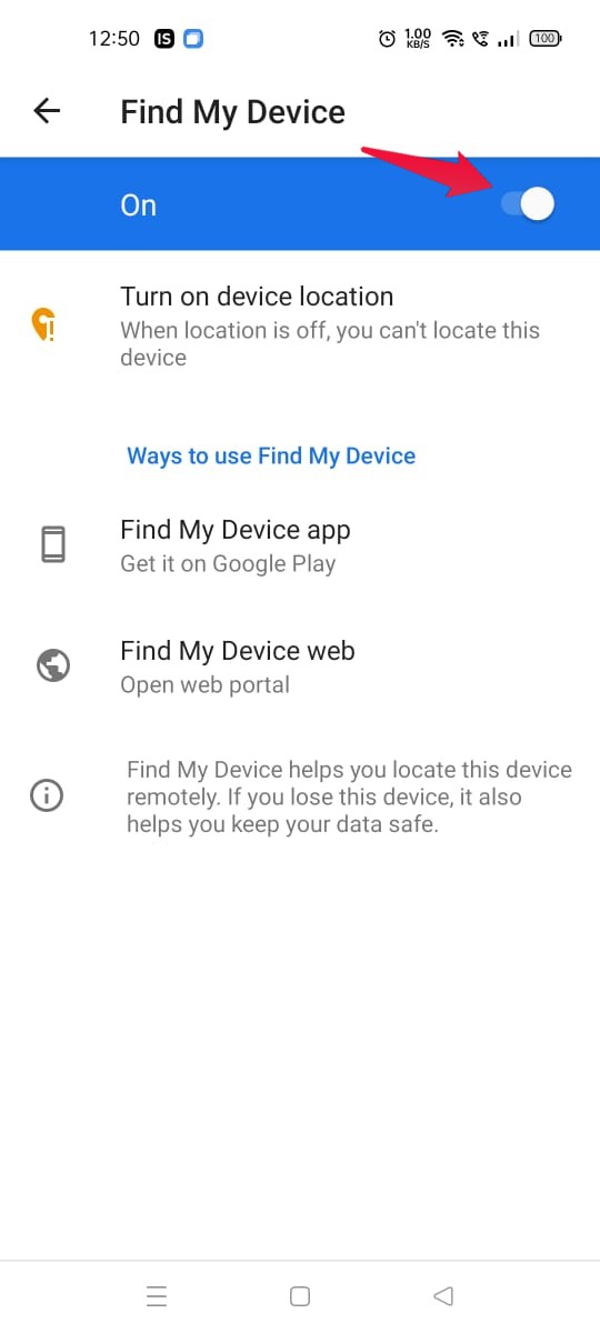 How to Fix Google Find My Device Not Working? 4 Enable