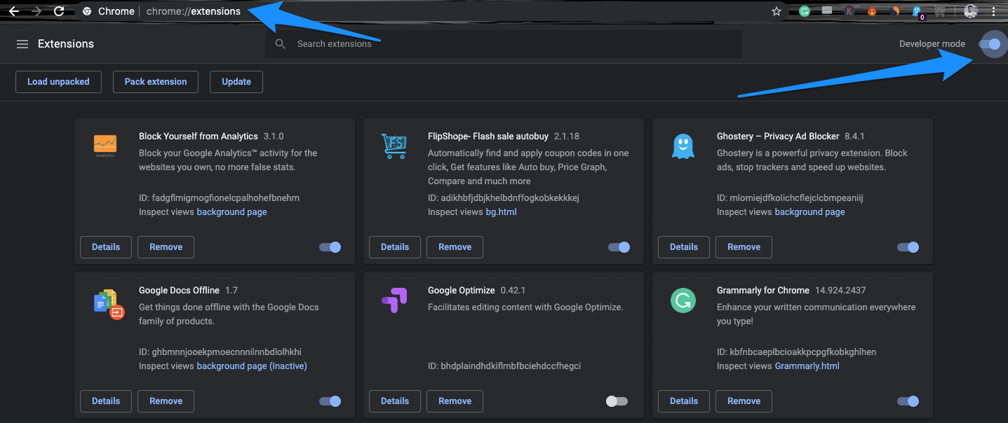 Download Videos from Any Website: Grab Embedded Videos 7 Enable_Developers_Mode_Chrome_Extension