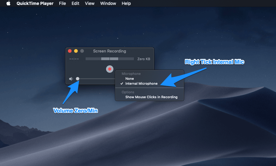 How to Record Mac Screen with System Audio? 8 Enable Internal Microphone
