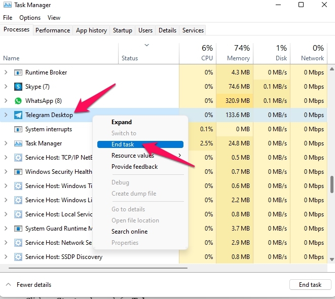 How to Fix Telegram App Not Working on Windows 11? 4 How to Fix Telegram App Not Working on Windows 11? 1