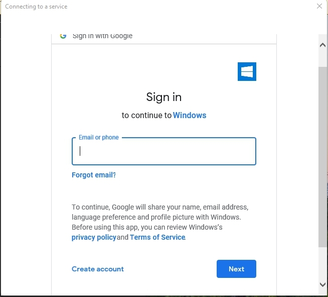 How to Install Gmail App on Windows 11? 5 Enter email