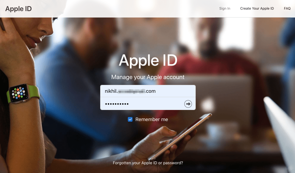 How to Use Apple Mail (iCloud) on Android? 2 Enter Apple ID and Password