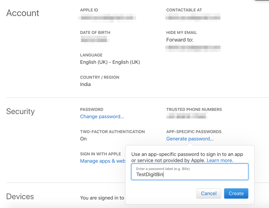 How to Use Apple Mail (iCloud) on Android? 5 Enter the Password Label