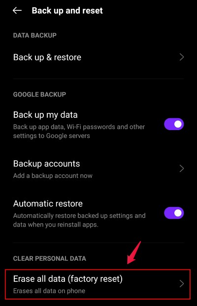 Why Is My Android Phone Charging Slowly? 6 Erase All Data