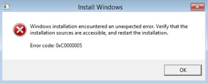 0x0000005 Error Fix on Windows 2 Error 0xC0000005 Windows Installation