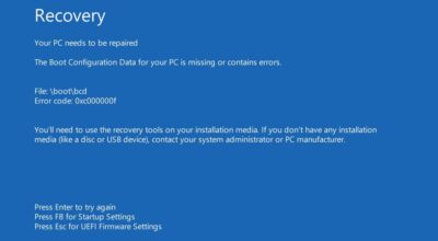 5 Ways to Fix Windows Error Code 0xc000000f Error Code 0xc00000f Fix