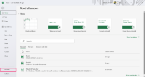 How to Fix 'Retrieving Data Wait a Few Seconds and Try to Cut or Copy Again' Error 9 Click on Accounts button