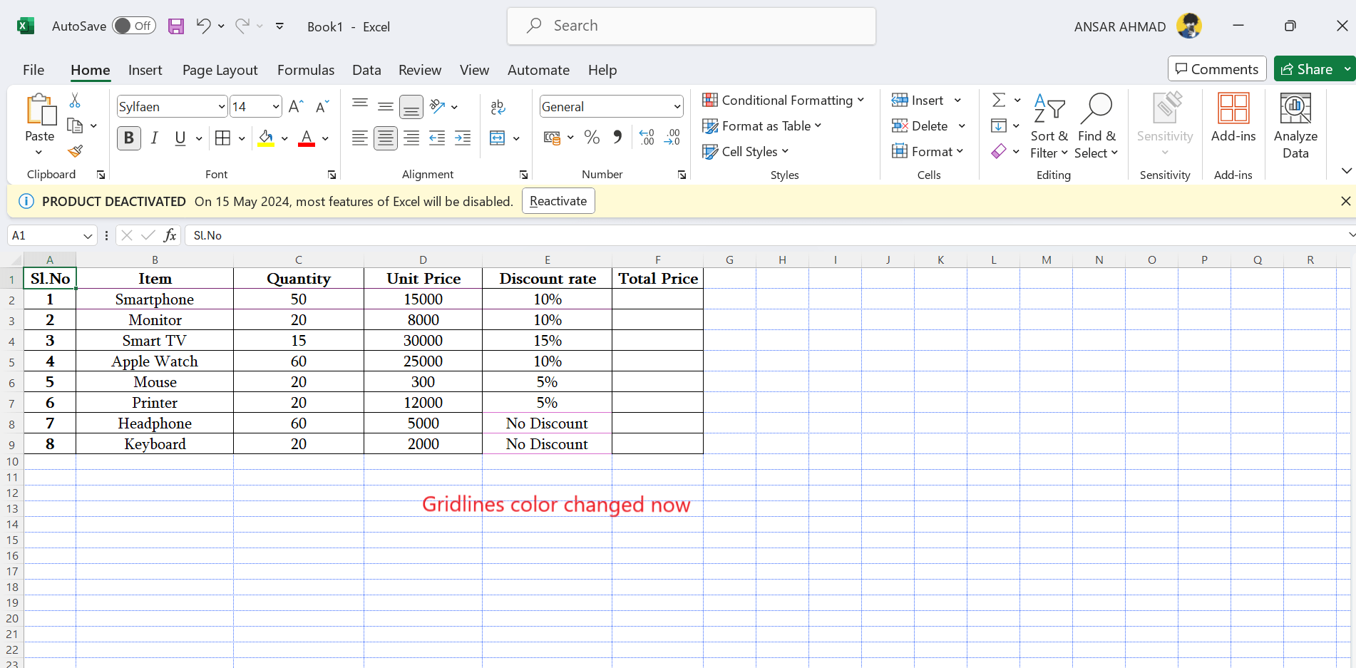 How to Change the Border Colors in Microsoft Excel 21 Changing the gridlines color