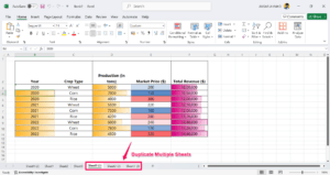 How to Duplicate a Sheet in Microsoft Excel 12 Duplicate Multiple Sheet in Excel