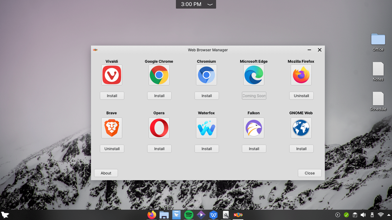 Best Linux Distributions for KDE Plasma 5 5 Feren OS Web Browser Integration