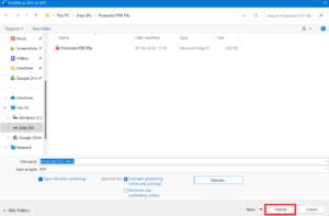 How to Create a Protected PDF from Microsoft Word File 21 Click Publish to save the changes
