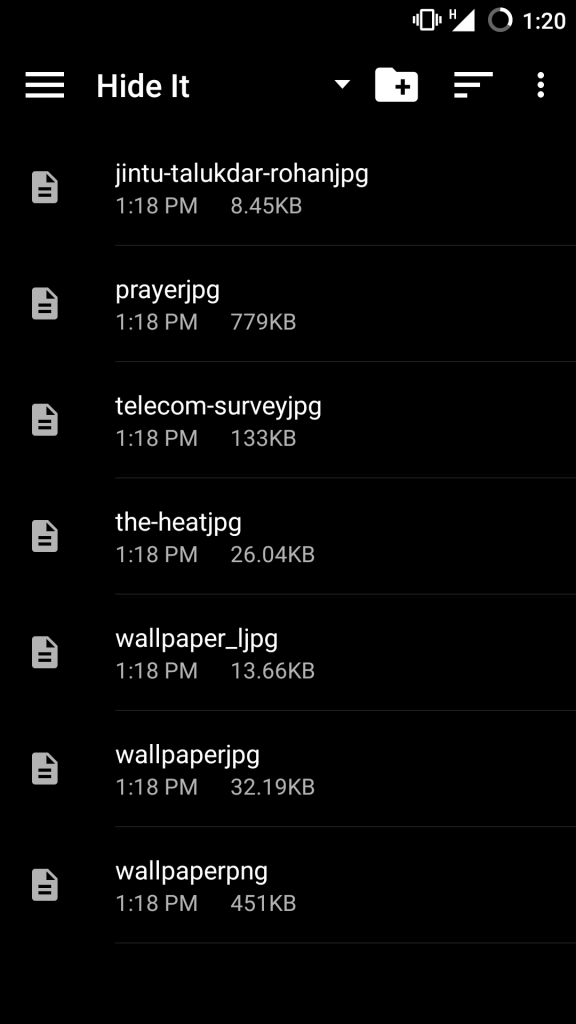 How to unhide any Private Hidden Media in Android Smartphone ? 2 Files Hidden by the App by changing the .exetension