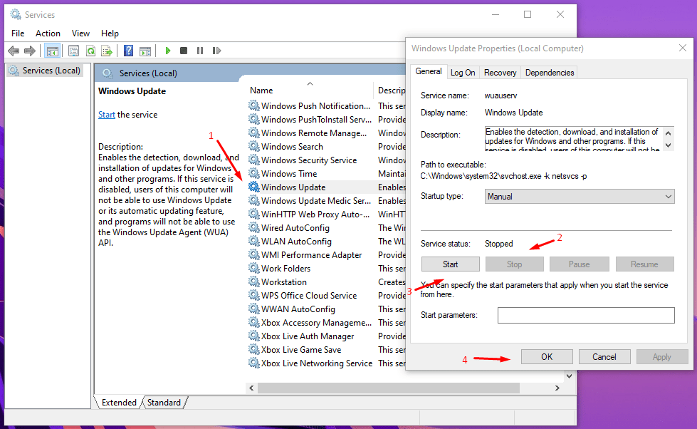 How to Fix the Windows Update Error Code 8024402C? 17 Find “Windows Update”