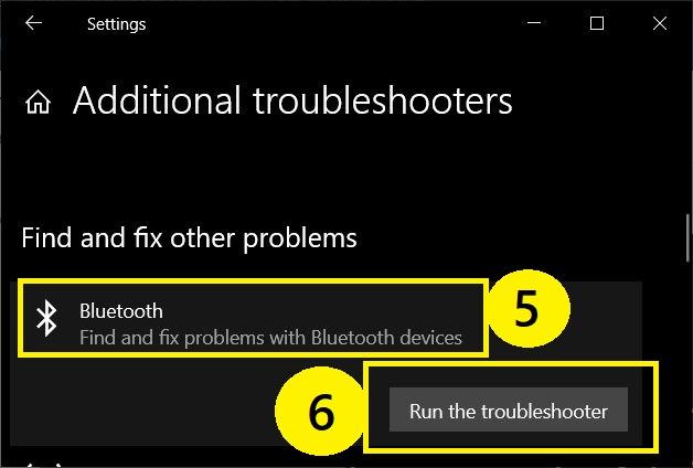 Find and Fix the Bluetooth Problem