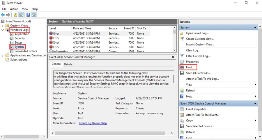 Event Viewer Event Viewer