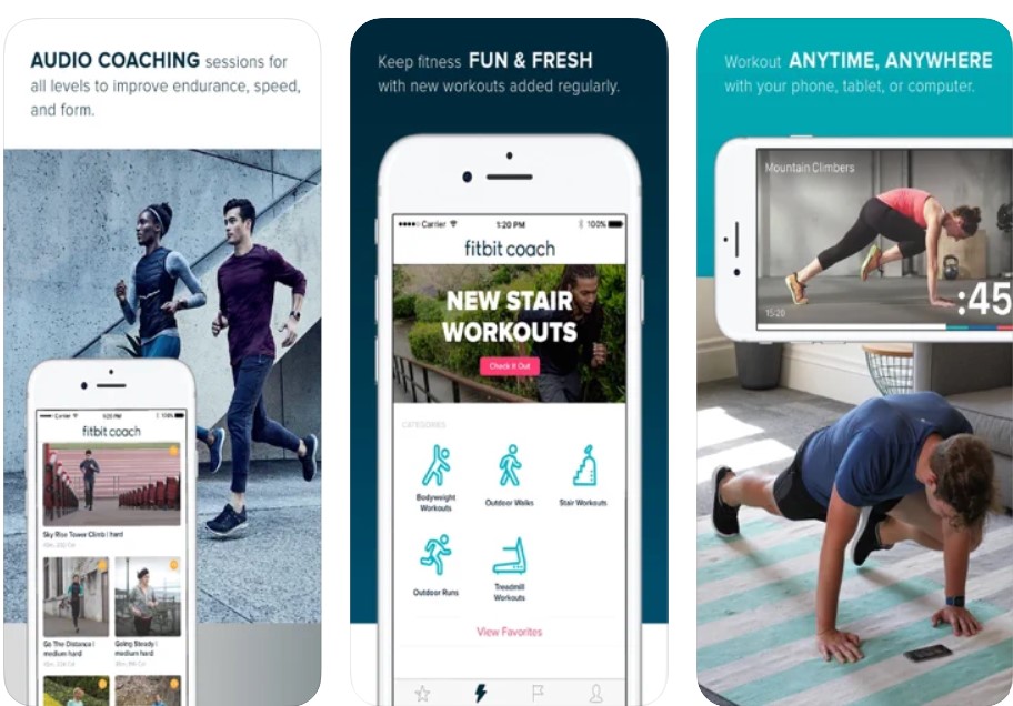 Top Best Exercise Apps for iPhone 4 Fitbit Coach