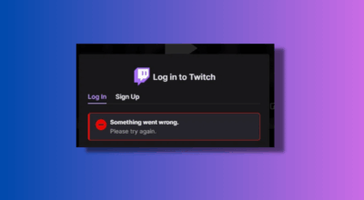 Fix Cannot Login To Twitch Something Went Wrong Error