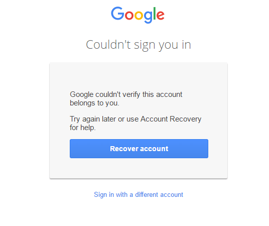 Couldn’t Sign You in: How to Recover Google Account? 1 Fix Couldn't Sign you in - Google Account Login Issue