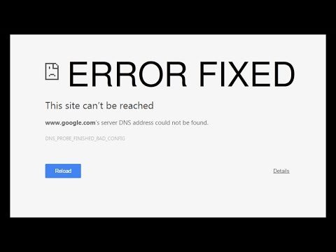 Fix - Site Can't be Reached: Server DNS Address Could not be Found 1 Fix DNS Server Not Found Error