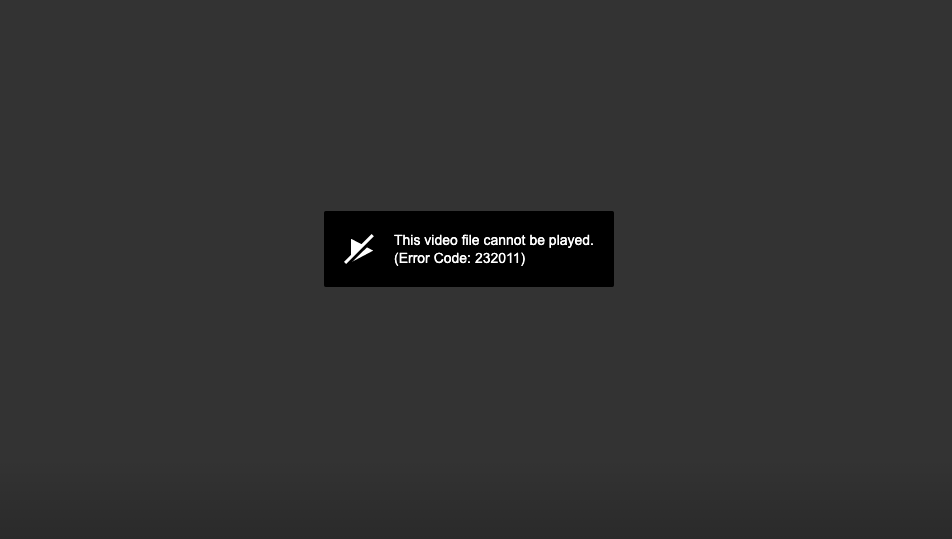How to Fix 'This Video File Cannot be Played' Error Code: 232011 for Windows? 1 Fix Error Code 232011 This Video Cannot Be Played
