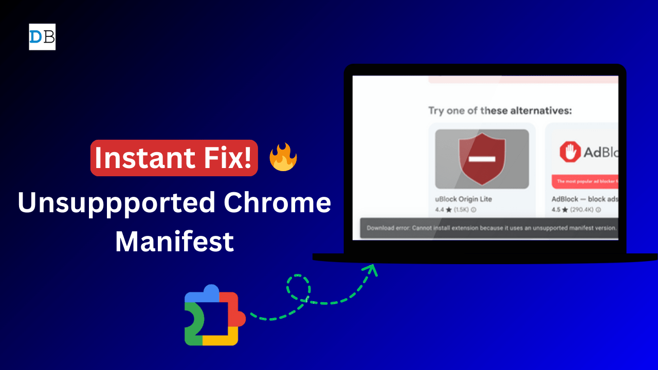 How to Fix Unsupported Manifest Version for Chrome Extensions? 1 Fix Unsupported Chrome Manifest Version