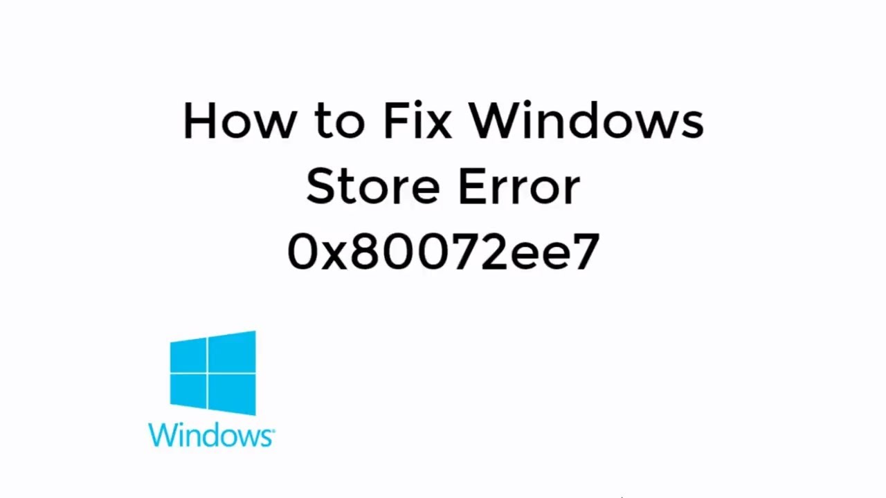 Fix Error Code 0x80072ee7 Microsoft Store 1 Fix Windows Store Error 0x80072ee7