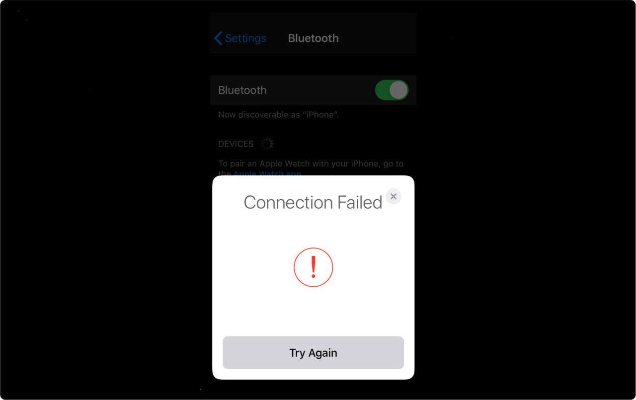 How to Fix AirPods 'Connection Failed' Error on iPhone? 1 Fix AirPods 'Connection Failed' Error on iPhone