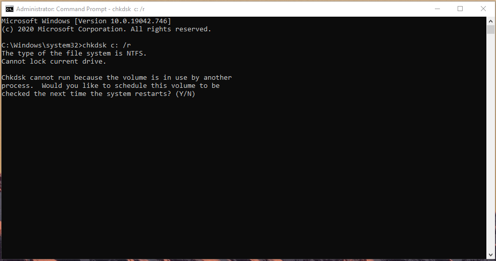 Ways to Fix 0x800705b4 Windows Update Error 10 Fix HDD with Chkdsk Command - Yes