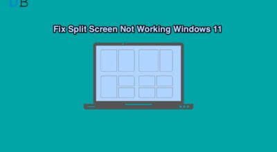 Fix Split Screen Not Working Windows 11