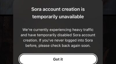 Fix "Account Creation Currently Unavailable" Issue on Sora