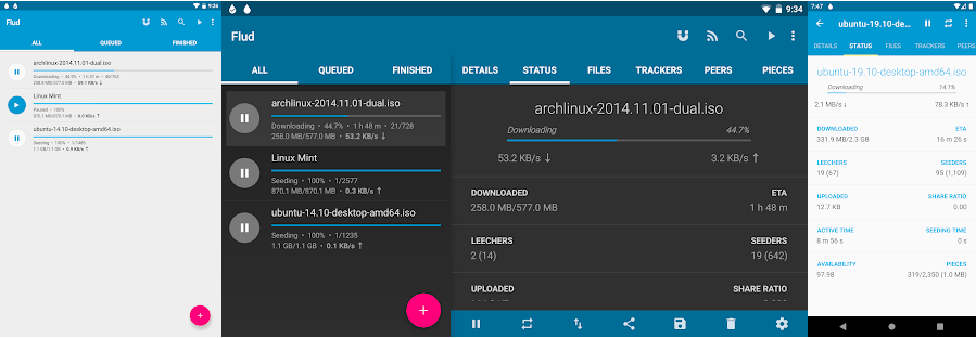 Download Flud for PC | Torrent Downloader | Windows and Mac 2 Flud Interface