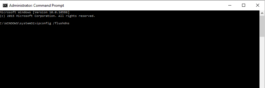 Flush DNS