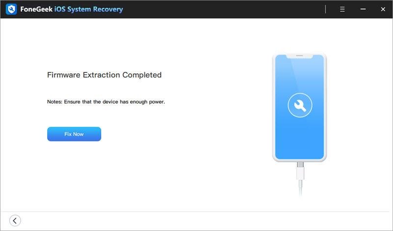 FoneGeek iOS System Recovery Review: Fix All iOS System Issues At One Place 5 FoneGeek iOS System Recovery Review5