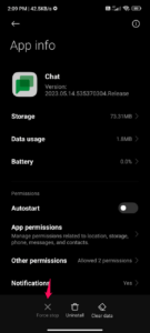 How to Fix Google Chat Not Working on Android? 15 Force Stop the App