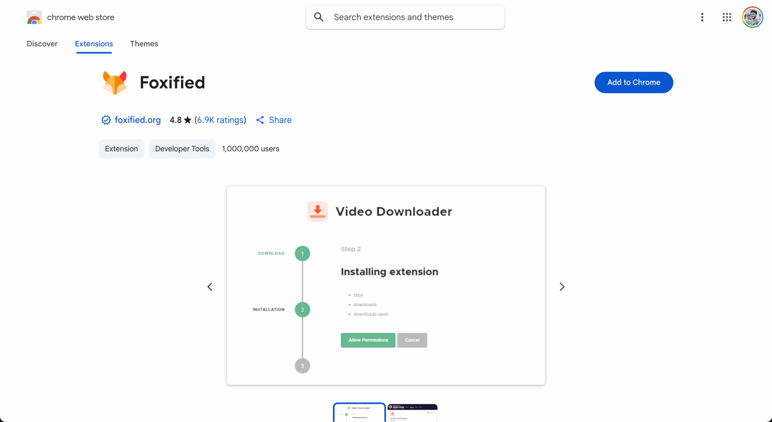 Install Both Chrome & Firefox Extensions in One Browser — I Found the Solution 3 Foxified Chrome Extension