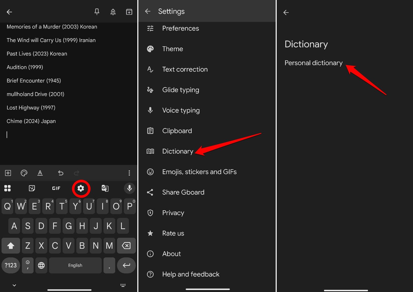 I Used These Gboard Tricks on Android to Edit and it Made Typing Easier 2 Gboard dictionary settings android