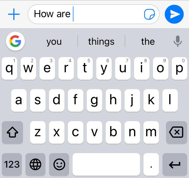 Top Best iPhone Keyboard apps 5 GboardGboard